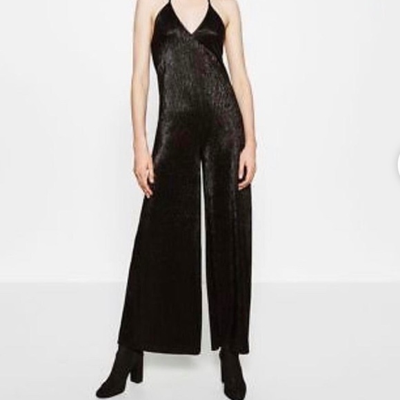 Zara Shiny Romper/Jumpsuit. Size M. - Picture 2 of 4